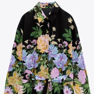 Zara Floral Print Dress (NWT)